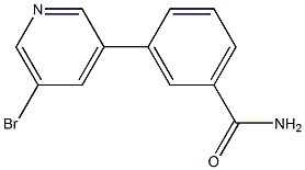 3-(5-broMopyridin-3-yl) benzaMide 结构式