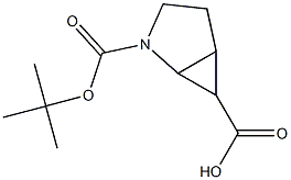 2-(叔丁氧基羰基)-2-氮杂双环[3.1.0]己烷-6-羧酸 结构式