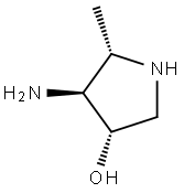 (3S,4S,5S)-4-aMino-5-Methylpyrrolidin-3-ol 结构式