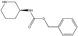 (S)-N-CBZ-3-哌啶胺 结构式