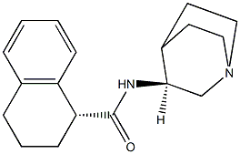 (S)-N-((R)-3-奎宁基)-1,2,3,4-四氢萘基-1-甲酰胺 结构式