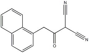 2-(2-(naphthalen-1-yl)acetyl)Malononitrile 结构式