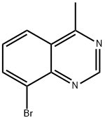 8-溴-4-甲基喹唑啉 结构式