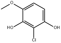 2-氯-4-甲氧基苯-1,3-二醇 结构式