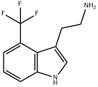 4-三氟甲基色胺 结构式