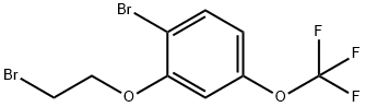 1-溴-2-(2-溴乙氧基)-4-(三氟甲氧基)苯 结构式