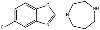 5-CHLORO-2-(1,4-DIAZEPAN-1-YL)BENZO[D]OXAZOLE 结构式