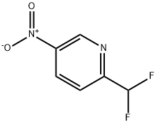 2-(二氟甲基)-5-硝基吡啶 结构式