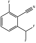 2-(二氟甲基)-6-氟苯甲腈 结构式