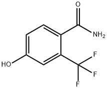 4-Hydroxy-2-(trifluoroMethyl)benzaMide 结构式