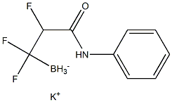 三氟(3-羰基-3-(苯基氨基)丙基)硼酸钾 结构式