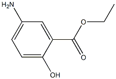 5-氨基-2-羟基苯甲酸乙酯 结构式