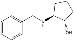 1S,2S-2-[(phenylMethyl)aMino]-Cyclopentanol 结构式