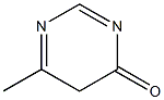 6-甲基嘧啶-4(5H)-酮 结构式