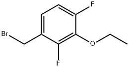 3-乙氧基-2,4-二氟苄溴 结构式
