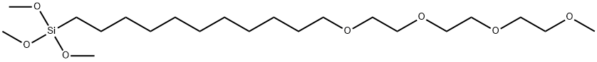 METHOXYTRIETHYLENEOXYUNDECYLTRIMETHOXYSILANE 结构式