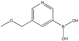 5-(MethoxyMethyl)pyridine-3-boronic acid 结构式