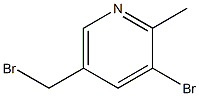 3-BroMo-5-(broMoMethyl)-2-Methylpyridine 结构式