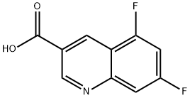 ethyl 5,7-difluoroquinoline-3-carboxylate 结构式