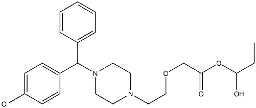 西替利嗪丙二醇酯杂质 结构式