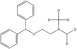 苯海拉明D5 结构式