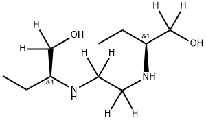 乙胺丁醇-D8 结构式