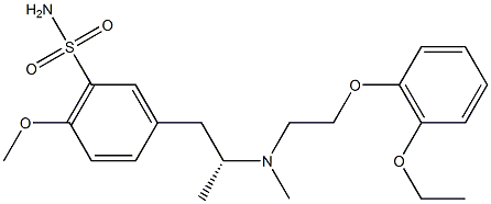 N-甲基坦索罗辛 结构式