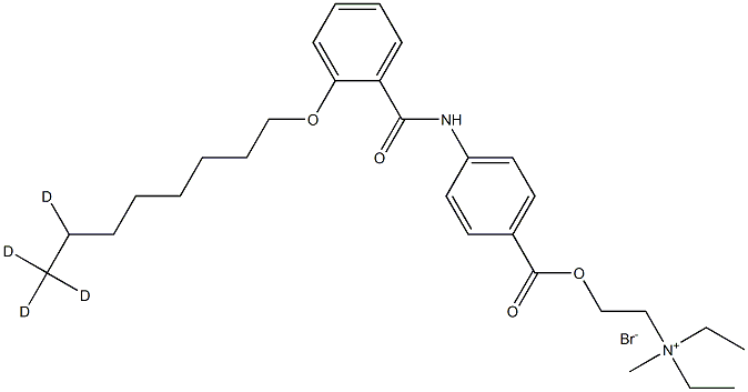 D4奥替溴铵 结构式