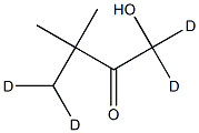 频那酮乙醇D4 结构式