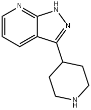 3-(piperidin-4-yl)-1H-pyrazolo[3,4-b]pyridine 结构式