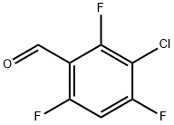 3-氯-2,4,6-三氟苯甲醛 结构式