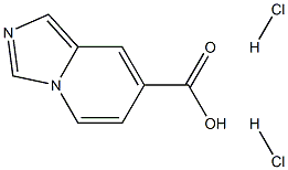 咪唑并[1,5-A]吡啶-7-羧酸二盐酸盐 结构式