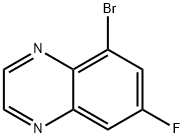 5-溴-7-氟喹喔啉 结构式