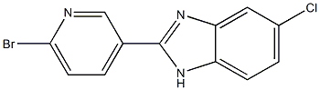 2-(6-溴苯基)-5-氯-1H-苯并[D]咪唑 结构式