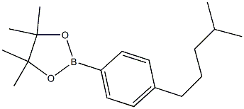 4,4,5,5-tetraMethyl-2-(4-(4-Methylpentyl)phenyl)-1,3,2-dioxaborolane 结构式