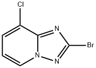 2-溴-8-氯-[1,2,4]三唑并[1,5-A]吡啶 结构式