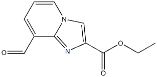 8-ForMyl-iMidazo[1,2-a]pyridine-2-carboxylic acid ethyl ester 结构式