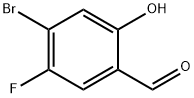 4-broMo-5-fluoro-2-hydroxybenzaldehyde 结构式