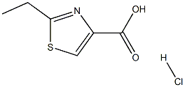 2-乙基噻唑-4-甲酸盐酸盐 结构式