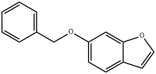 6-(苄氧基)苯并呋喃 结构式