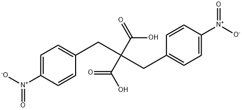 BIS(4-NITROBENZYL)MALONIC ACID 结构式