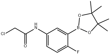 4-氟-3-(4,4,5-三甲基-1,3,2-二硼戊环-2-基)苯胺 结构式