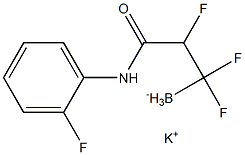 (三氟(3-((2-氟苯基)氨基)-3-羰基丙基)硼酸钾 结构式