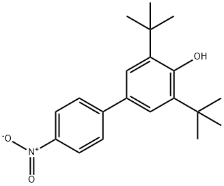 3,5-二叔丁基-4'-硝基-4-羟基联苯 结构式