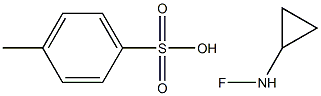 (1S,2R)-fluorocyclopropylaMine tosylate 结构式