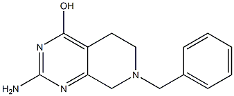 2-AMino-7-benzyl-5,6,7,8-tetrahydro-pyrido[3,4-d]pyriMidin-4-ol 结构式