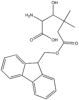 FMoc-(2R,3S)-2-aMino-3-hydroxy-4,4-diMethylpentanoic acid 结构式