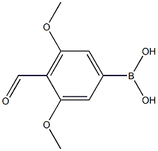 3,5-DIMETHOXY-4-FORMYL PHENYL BORONIC ACID 结构式