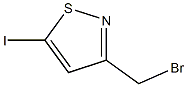 3-(BroMoMethyl)-5-iodoisothiazole 结构式