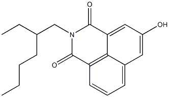 2-(2-乙基己基)-5-羟基-苯并异喹啉-1,3(2H)-二酮 结构式